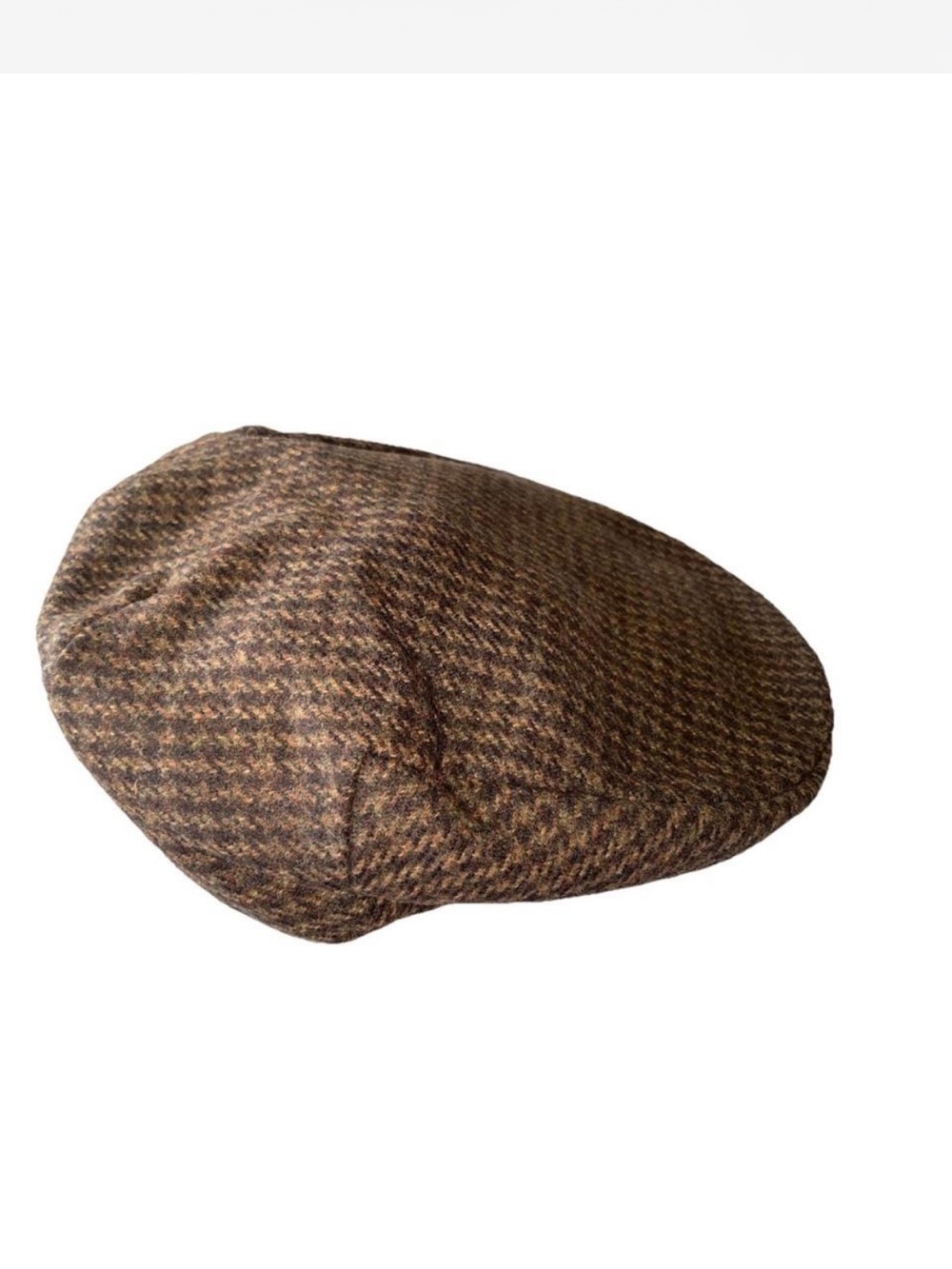 Vtg Dorfman Pacific Scala Classico Newsboy Cabbie Cap Plaid Wool Hat Adult Sz M